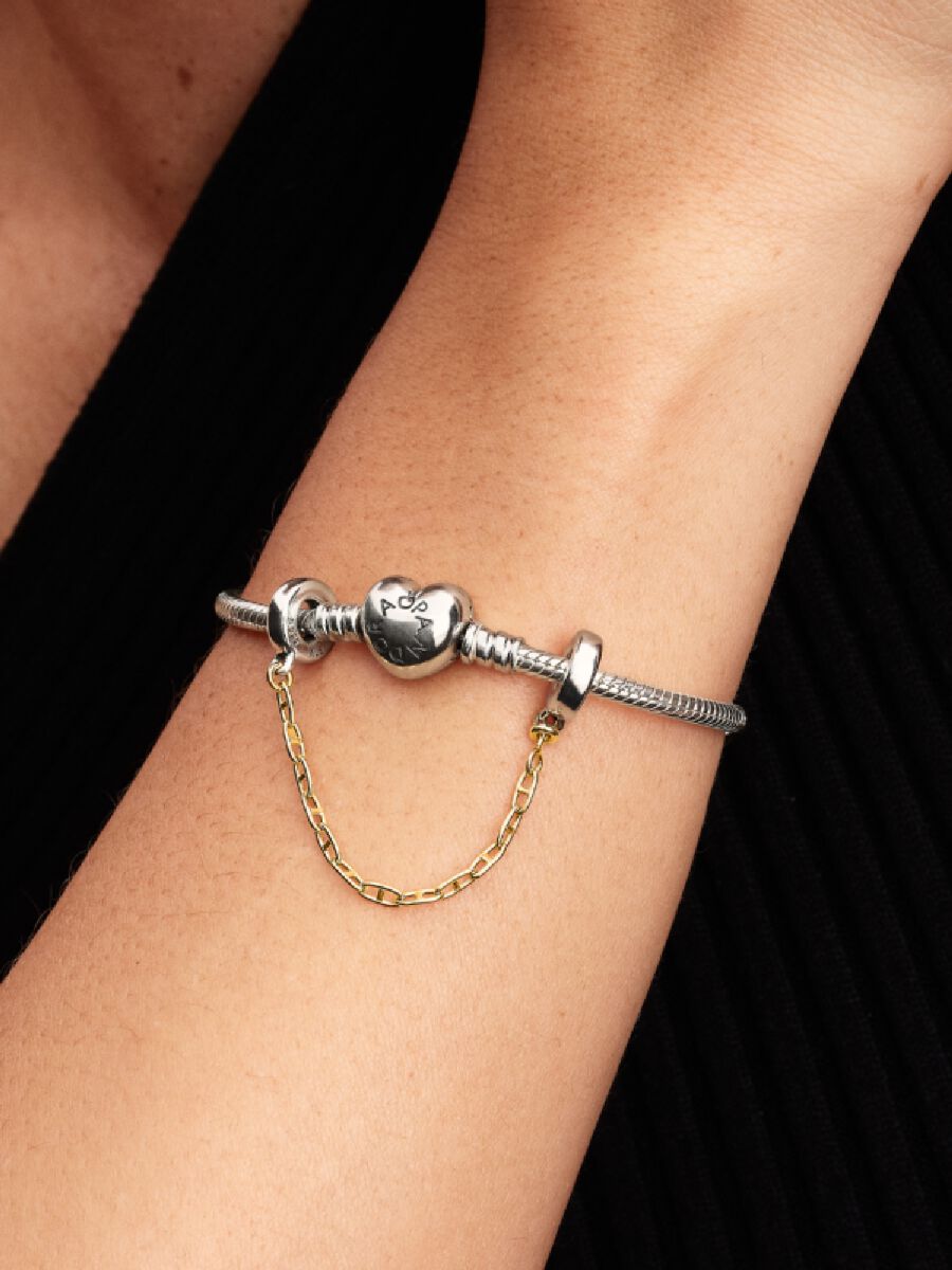 Cadena de Seguridad Alargada Dorada