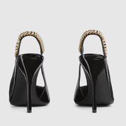 Zapato de salón Gucci Signoria con talón descubierto