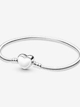 Pulsera con cierre de Corazón Grabable