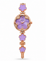 Reloj CHISTE Morado Rose Gold de Trebol