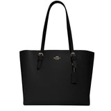 Coach Mollie Tote Negra Interior Rojo Grande
