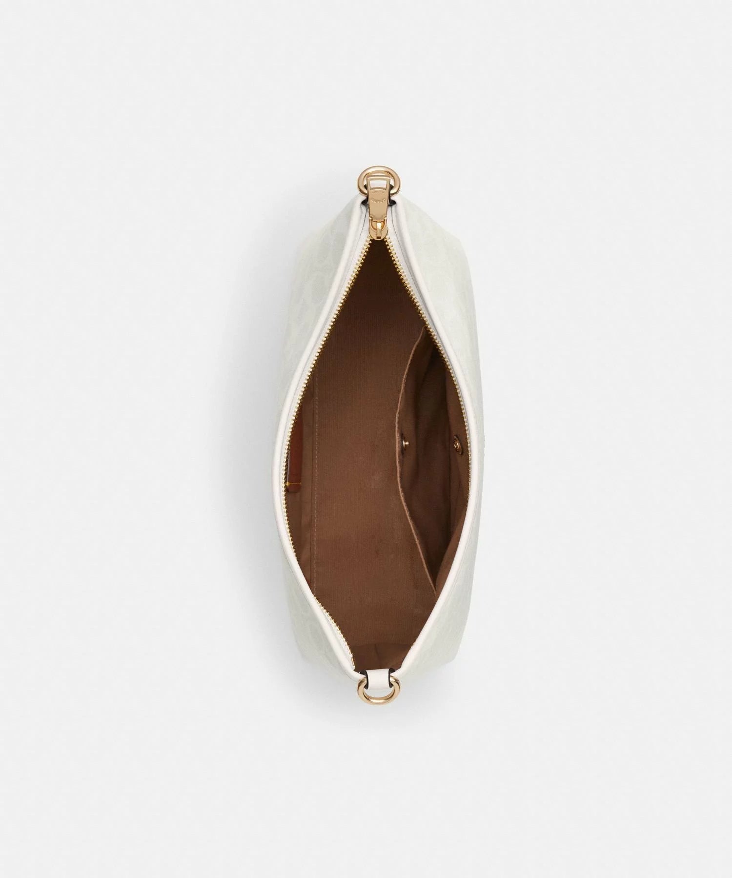 Coach Laurel Shoulder Bag Signature Canvas Blanco Hueso