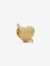 Charm Dorado Corazón Cupido