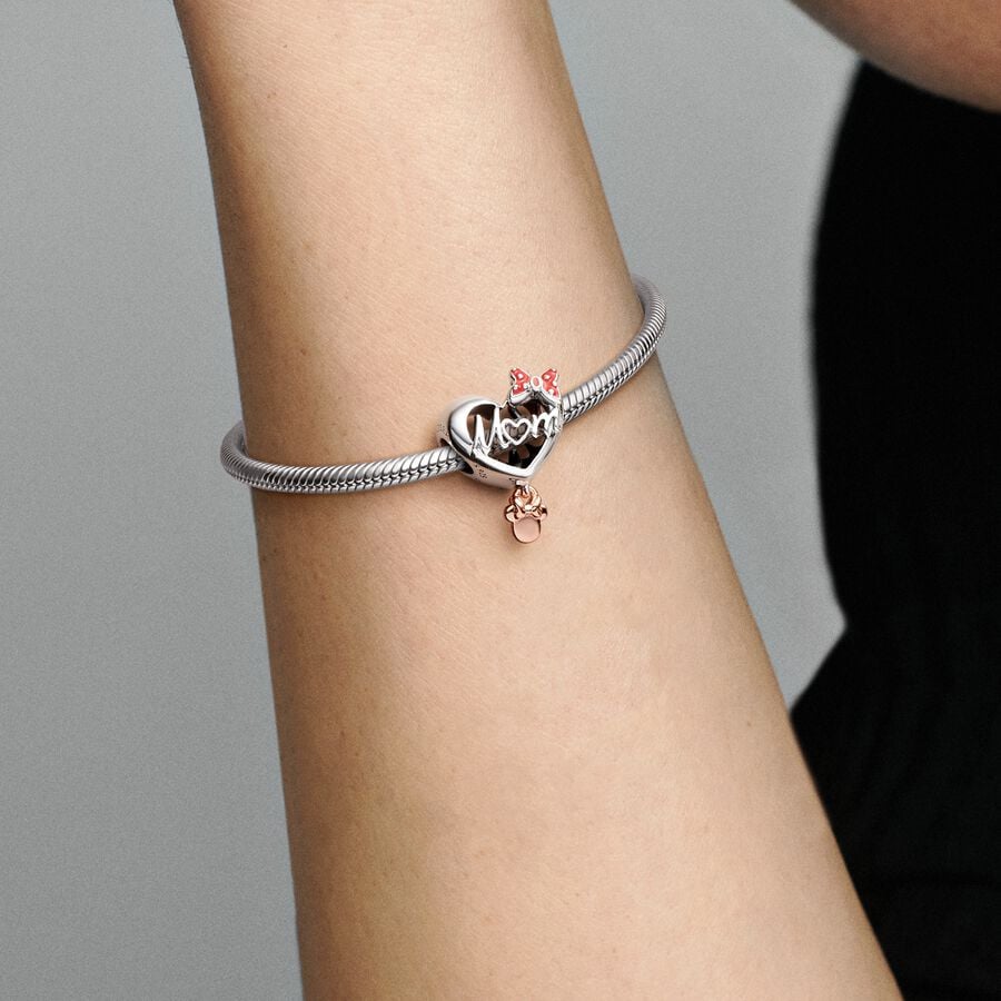 Charm de corazón de mamá de Minnie Mouse de Disney