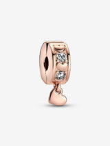 Clip Rose Gold colgante “Infinite Hearts”