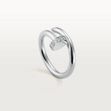 Anillo Clavo Cartier Plateado