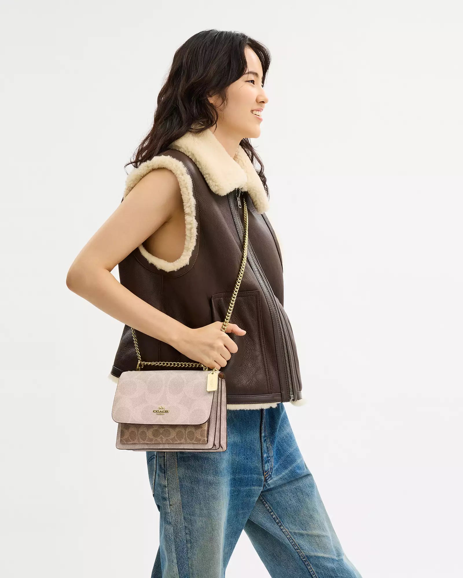 Coach Klare Grande Beige