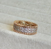 Anillo Van Cleef Pave Rose Gold
