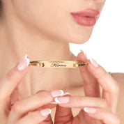 Pulsera Rígida Grabable en Acero Inoxidable