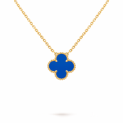 Collar Alhambra Vintage 1 Trébol Azul