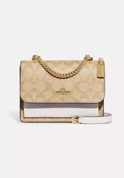 Coach Mini Klare Crossbody Signature Blanca/Crema