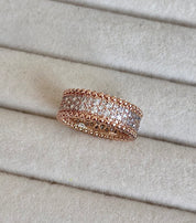 Anillo Van Cleef Pave Rose Gold