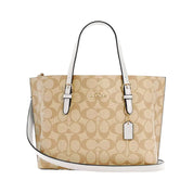 Coach Mollie Tote 25 Khaki/Blanco