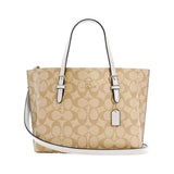 Coach Mollie Tote 25 Khaki/Blanco