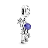 Charm Colgante Astronauta en la Galaxia