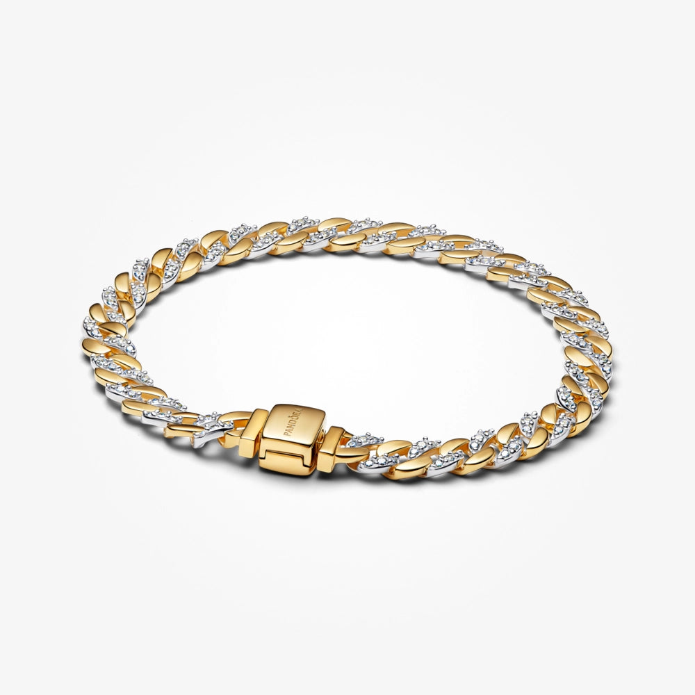 Pulsera Cubana Dos Tonos