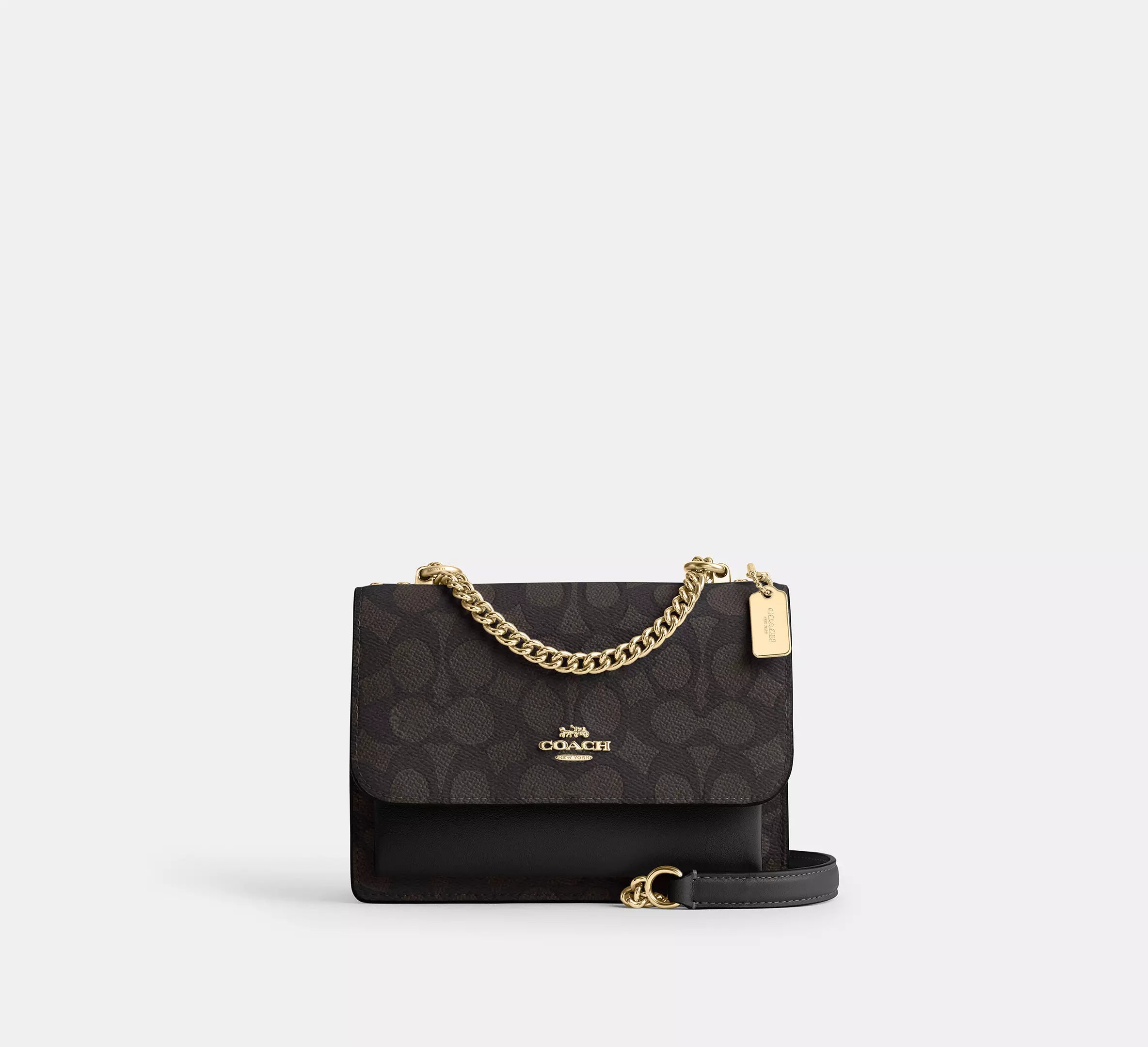 Coach Mini Klare Crossbody Signature Marrón/Negro