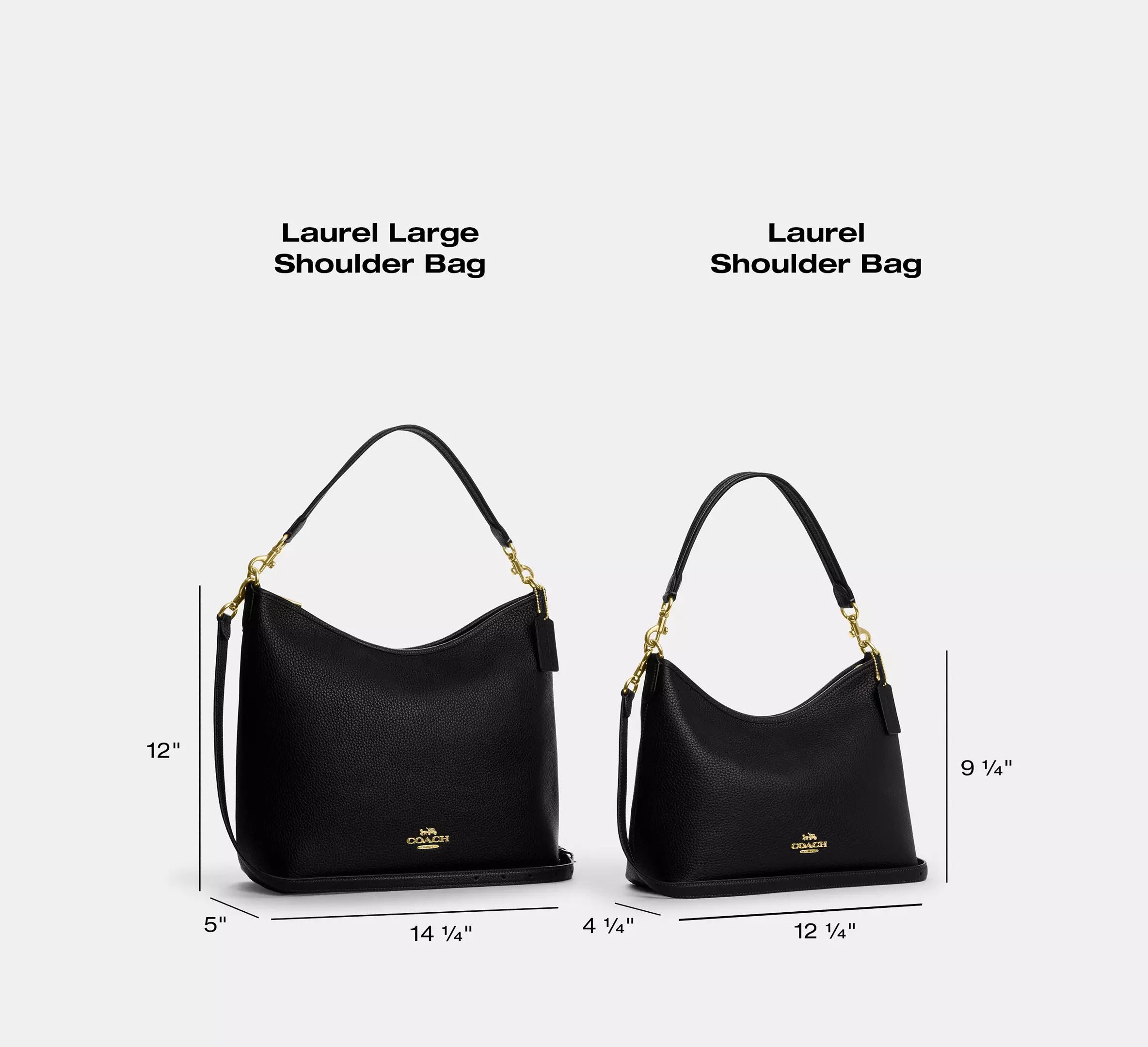 Coach Laurel Shoulder Bag Negra