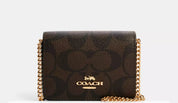 Coach Mini Skinny Marron 100% OG
