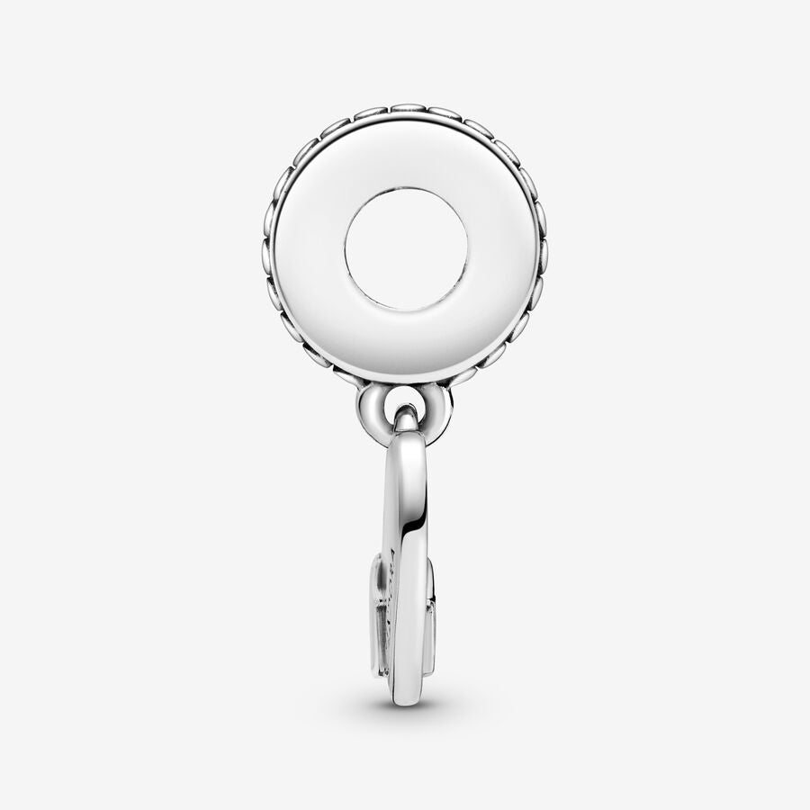 Charm colgante con forma de corazón "Amo mi hogar"