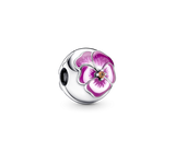 Clip Flor Pensamiento Rosa