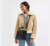 Coach Mollie Tote 25 Marron/Negro 100% OG