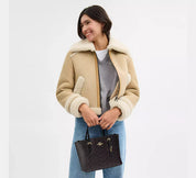 Coach Mollie Tote 25 Marron/Negro 100% OG