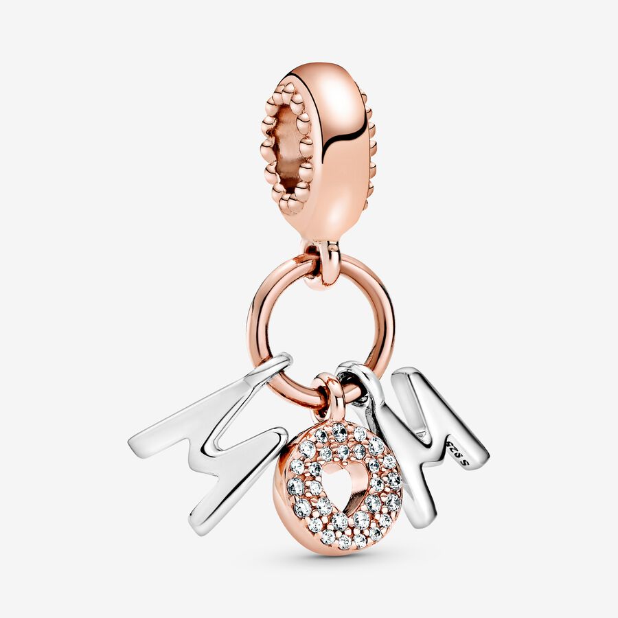Charm Colgante Letras MOM