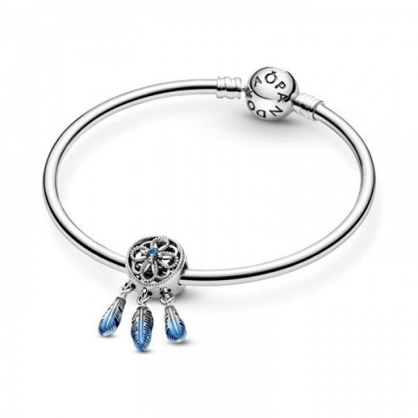 Atrapasueños Plumas Azules