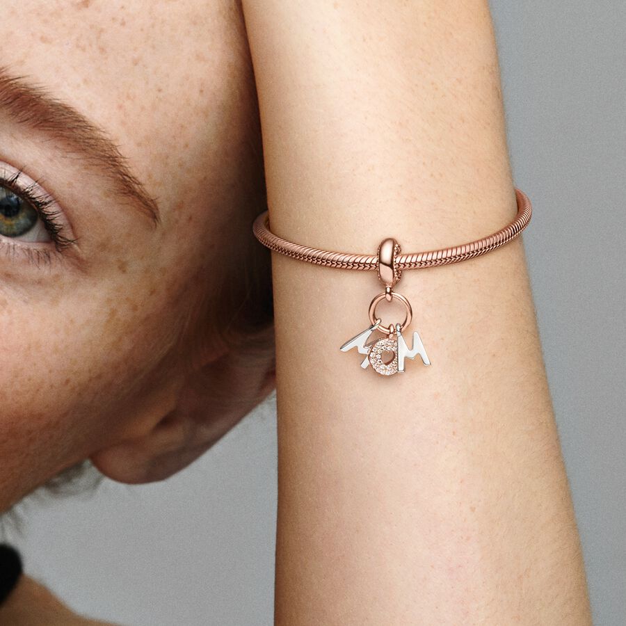 Charm Colgante Letras MOM