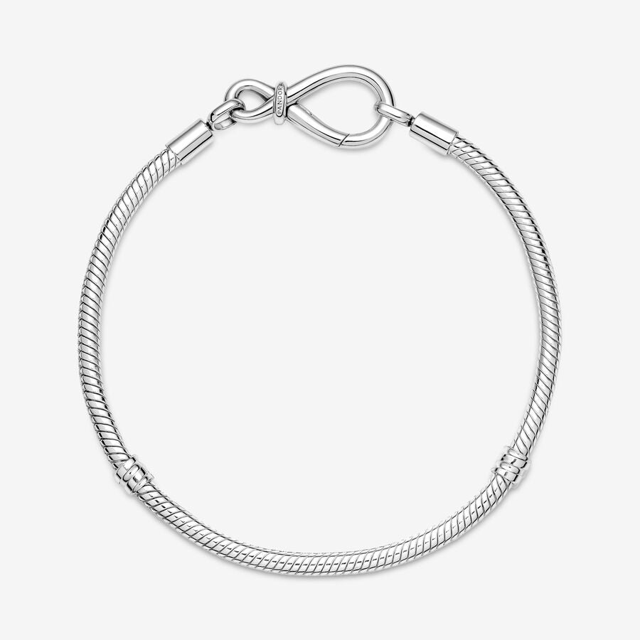 Pulsera Cadena de Serpiente Nudo Infinito