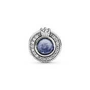 Charm Separador Corona O Azul Resplandeciente