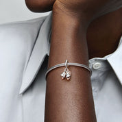 Charm Colgante Doble Campanas Boda