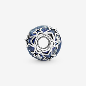 Charm de Cristal de Murano Galaxia y Estrellas