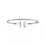 Pulsera Tiffany T Wire Plateada